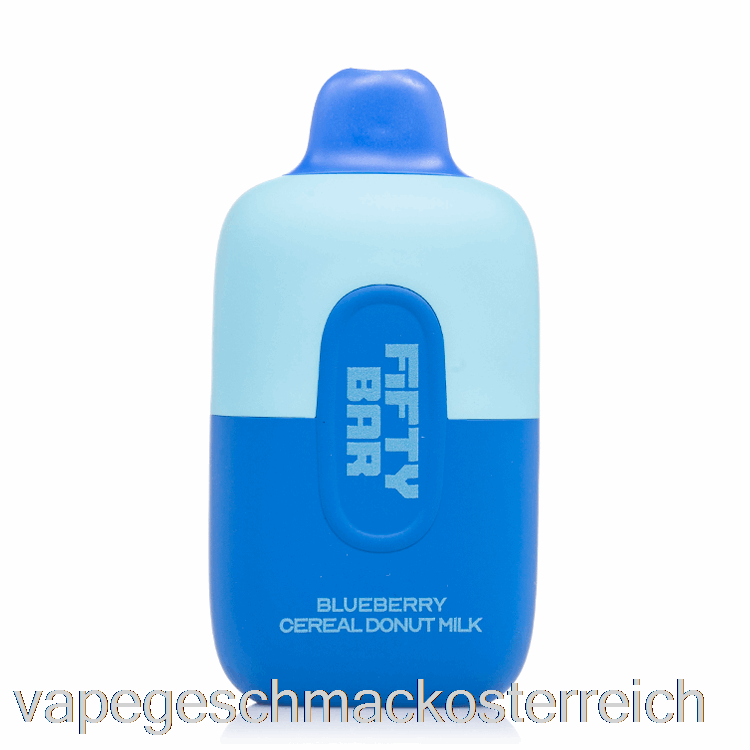 Fifty Bar 6500 Einweg-Blaubeer-Müsli-Donut-Milch-Vape-Geschmack